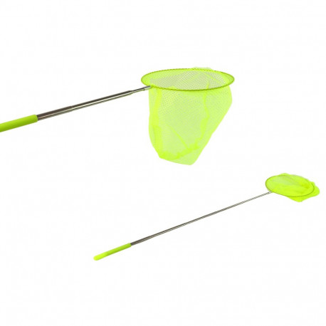 skladatav teleskoopvõrk liblikatele ja putukatele 85 cm kollane