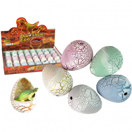 Wykluwające się Magiczne Jajko Dinozaura Rosnące 4 cm Białe