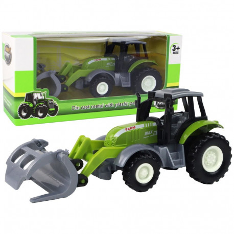 traktor-ekskavaator krokodilluke, roheline
