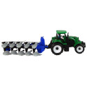 Zielony Traktor z Pługiem Farma