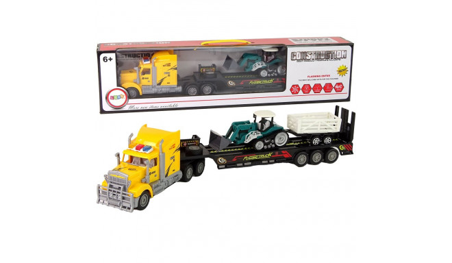 zdaljuhitav kollane masin haagisega