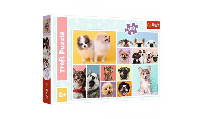 Puzzle - 160 - psia sõprus - Trefl 15412