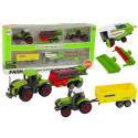 Zestaw Maszyn Rolniczych Pojazdów Farmerskich 6 sztuk Traktor