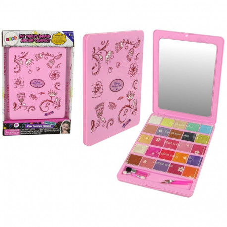 Zestaw Piękności Paletka Lusterko Cienie Błyszczyk