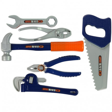 Zestaw Majsterkowicza Narzędzia Śrubki Młotek Piła