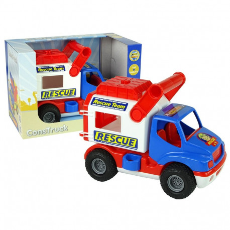 Polesie 41937 sinine-valge päästeauto ConsTruck