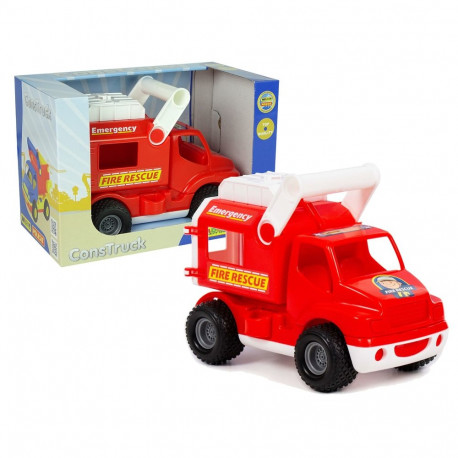 Polesie Straż Pożarna Auto ConsTruck punane 41920