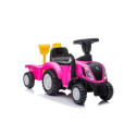 Jeździk Traktor New Holland 658T Różowy