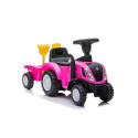 Jeździk Traktor New Holland 658T Różowy