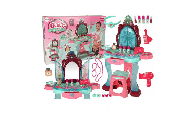 komplekt ilulauaga peegel valgus heli ehted tumeroosa