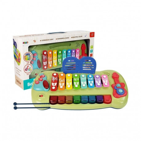 pianinko ksülofon imikutele valgustatud klahvid muusika