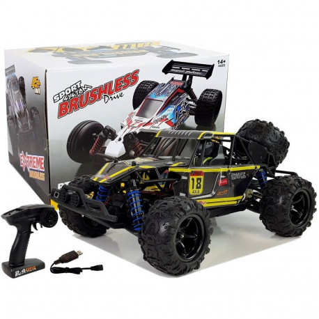 zdaljuhitav buggy auto 1:18 kollane ENOZE 9303E 45 km/h