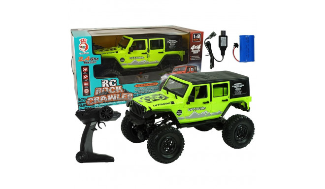 auto terenowe rock crawler 2.4 GHz rohelised amortisaatorid 4x4