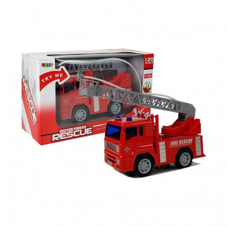 Wóz Strażacki Straż Pożarna z Drabiną na Baterie z Wodą 1:20
