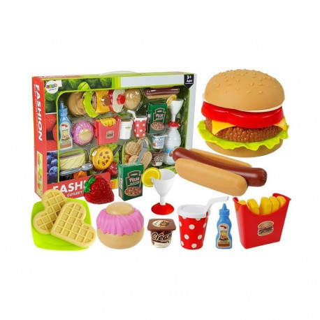 Hamburgeri ja kiirtoidu komplekt