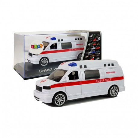 ambulans sireeni ja tuledega kiirabiauto