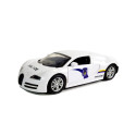Auto Sportowe Policyjne Policja z Napędem Dźwięk Światła Białe