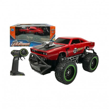 Kaugjuhtimisega auto R/C 6.5km/h suurte ratastega, punane