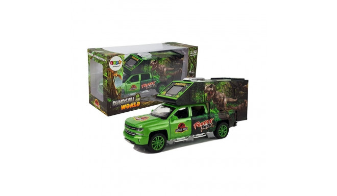 Camper z Dinozaurami Zielony