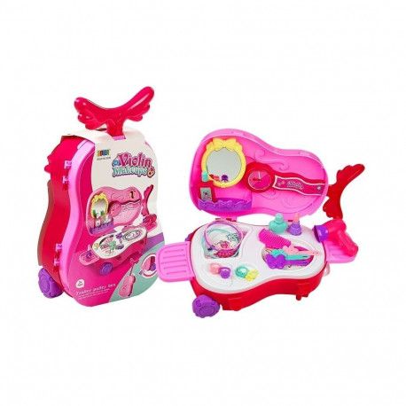 toaletka kohvris ratastel viiul peegel