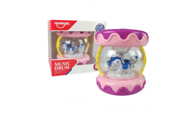 värviline trumm karusselliga loomade hääled roosa