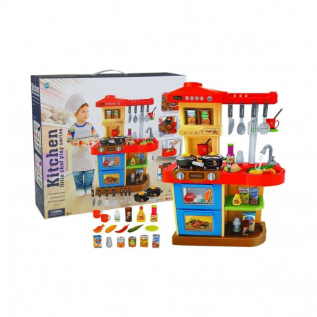 malbe jaoks köögikomplekt helidega ja tuledega kraan