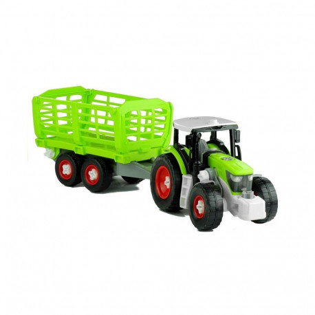 Rozkręcany Traktor z Otwierana Przyczepą 43 cm