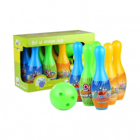 kuue kurikaga keeglimängu komplekt + pall sportmäng