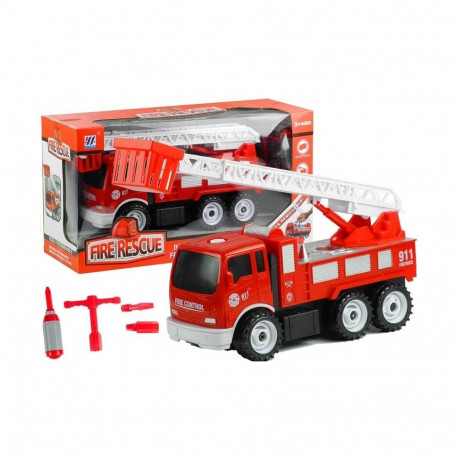 tuletõrjeauto redeliga lahtivõetavate tööriistadega