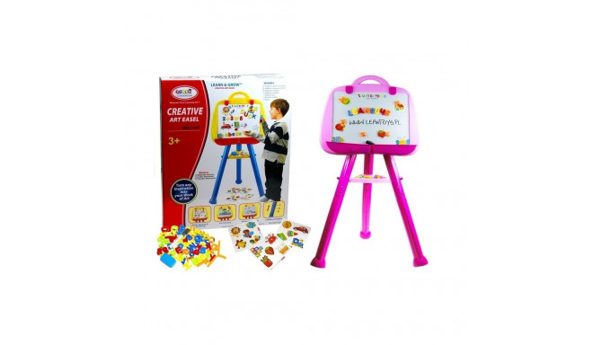 Tablica Magnetyczna Stojąca Pisak Magnes Różowa