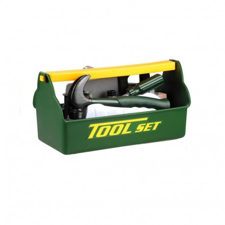 väikese meistrimehe komplekt kast haamer saag tööriistad