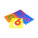 Puzzle Piankowe Kolorowe Alfabet i Cyferki 36 elementów