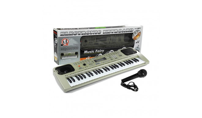 klaviatuur MQ807 organy pianinko + mikrofon USB
