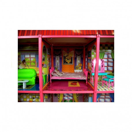 Willa suur nukumaja 6 tuba mööbel aksessuaarid 128 tk