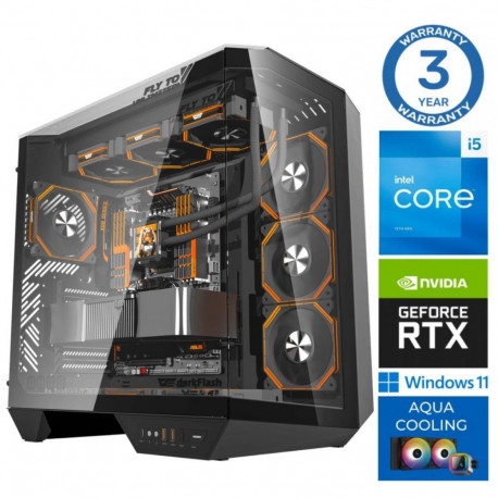 INTOP AQUA i5-14400F 32GB DDR5 1TB SSD M.2 NVME RTX5070 12GB WIN11Pro