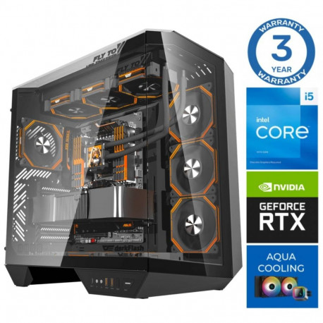 INTOP AQUA i5-14400F 32GB DDR5 1TB SSD M.2 NVME RTX5070 12GB no-OS
