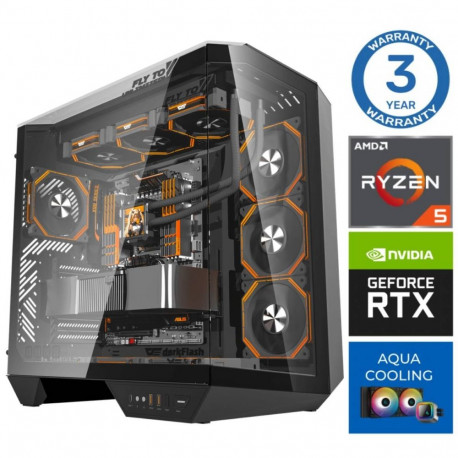 INTOP AQUA Ryzen 5 9600X 64GB DDR5 1TB SSD M.2 NVME+2TB RTX5070Ti 16GB
 no-OS