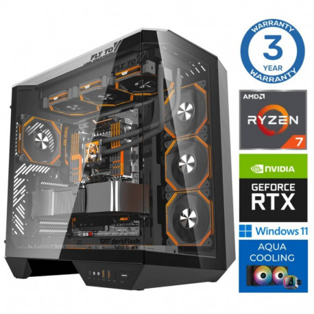 INTOP AQUA Ryzen 7 7800X3D 64GB DDR5 1TB SSD M.2 NVME+2TB RTX5070Ti 16GB
 WIN11Pro