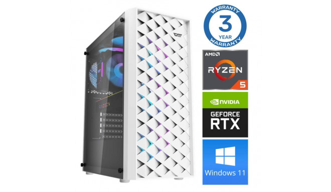 INTOP Ryzen 5 5500 16GB 1TB SSD M.2 NVME+2TB RTX3060 12GB WIN11