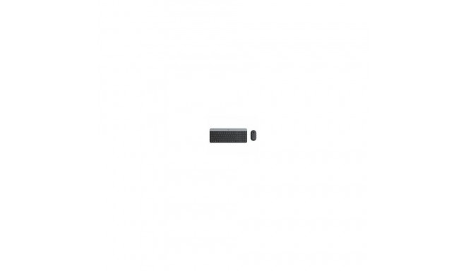 LOGITECH Slim Wireless Keyboard and Mouse Combo MK470 - GRAPHITE - PAN - 2.4GHZ - NORDIC