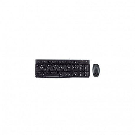 Logitech MK120 corded Desktop black USB (US)