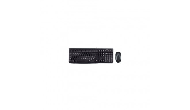 Logitech MK120 corded Desktop black USB (US)