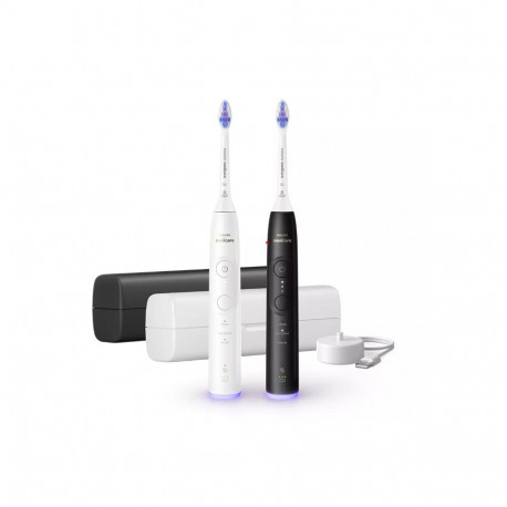 Philips - Sonicare White  and  Black Electric Toothbrushes Series 6500 HX7419/01