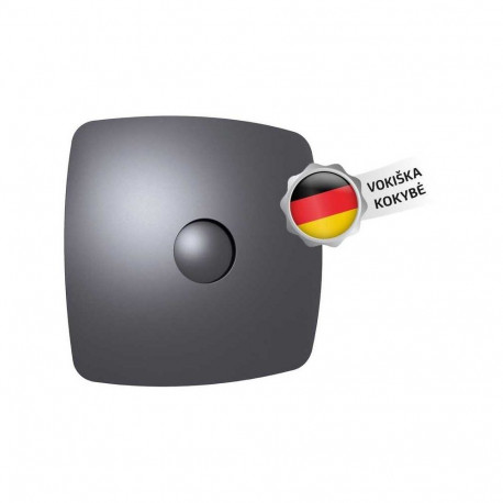 Vlano vannitoaventilaator ENSO 125 BL ⌀125mm lihtne konfiguratsioon, hall