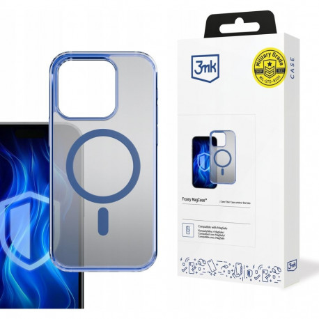 Apple iPhone 15 Pro - 3mk Frosty MagCase Blue