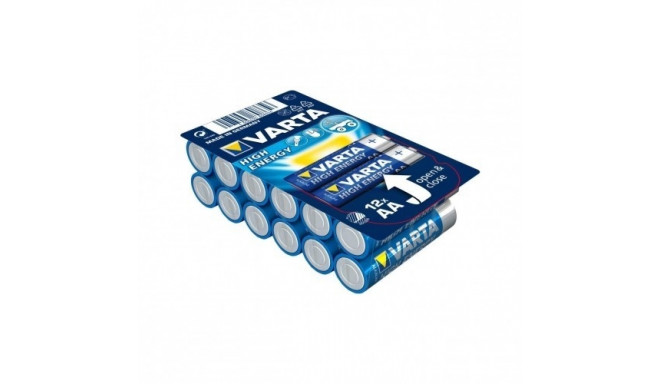 Alkaline batteries VARTA R6 (AA) 12pcs HIGH ENERGY