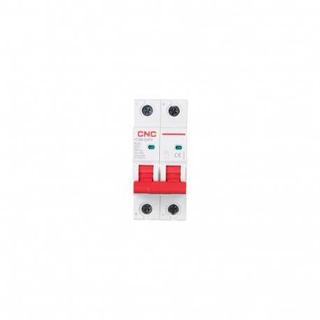 DC Miniature Circuit Breaker, 2P, 63A, Cat.A, 500VDC, 6kA