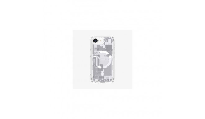 Spigen Ultra Hybrid Zero One (MagFit) iPhone 16e Case Zero One White