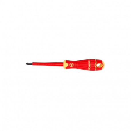 BahcoFit insulated Phillips screwdriver PH1 – VDE 1000V certified, 80mm blade, multi-component handl