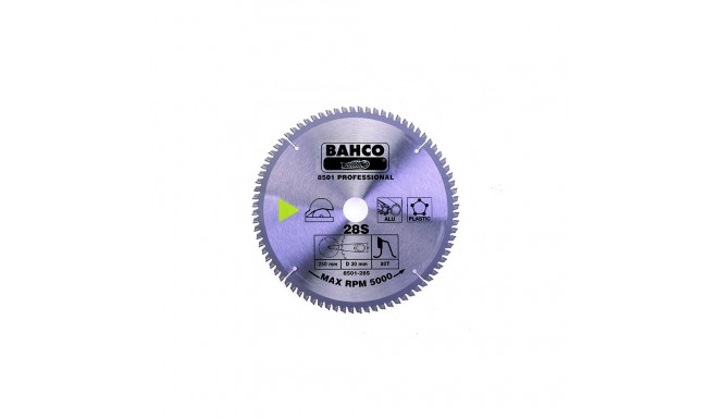 Circular saw blade for aluminium and plastics 216x30/25mm 48T